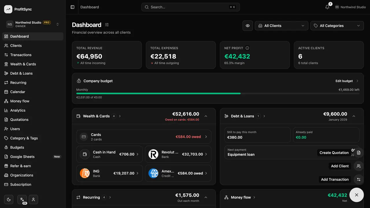 Getting started with ProfitSync — step 4: Add money from anywhere