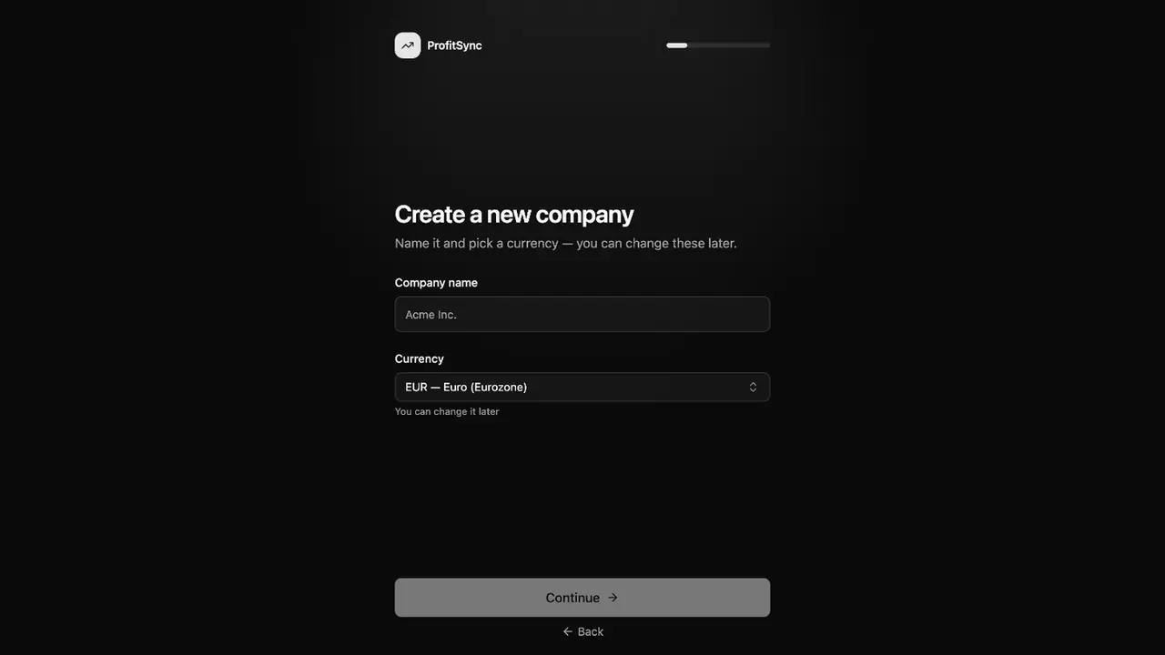 Workspaces & team — step 2: Create a workspace